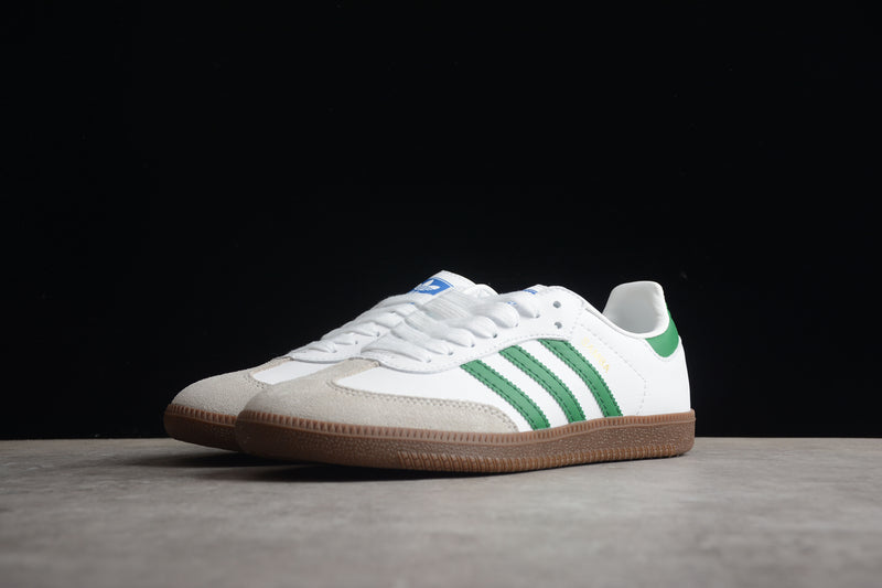 Tênis Adidas Originals Samba Vegan Branco e Verde