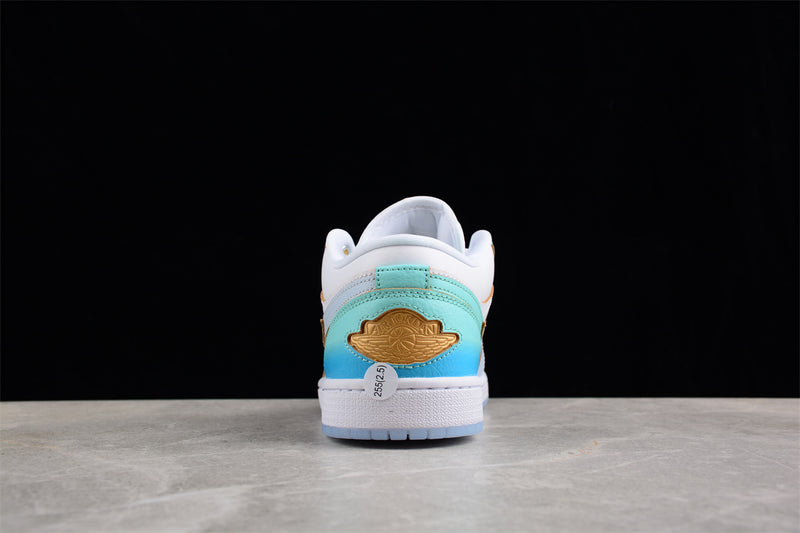 Tênis Nike Air Jordan 1 Low Emerald Rise