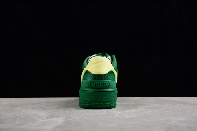Tênis Nike Air Force x AMBUSH Verde Pinho e Amarelo